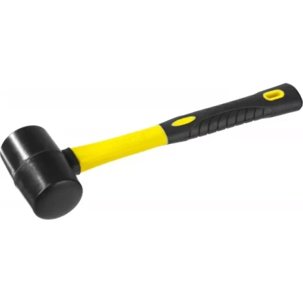 Киянка STAYER &quot;PROFESSIONAL&quot; резиновая ЧЕРНАЯ, с фиберглассовой ручкой 2054-40 купить в Тобольске