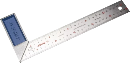 Усиленный столярный угольник ЗУБР 250 мм Профессионал 34393-25 купить в Тобольске