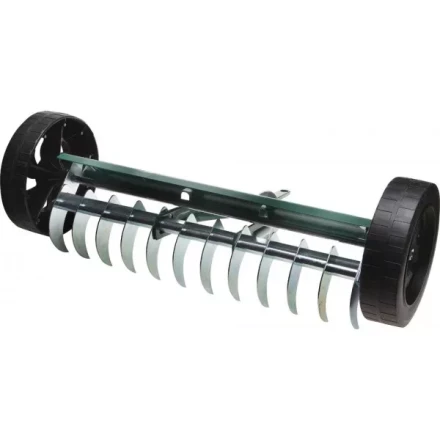 Грабли RACO садовые аэраторные, на колесах, оцинков., 12 зубцов, 400 мм 4230-53843 купить в Тобольске