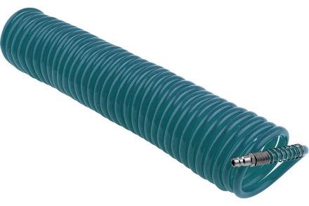 Шланг спиральный воздушный 8х12 мм 18 бар с быстросъемными соединениями 10 м STELS 57015 купить в Тобольске