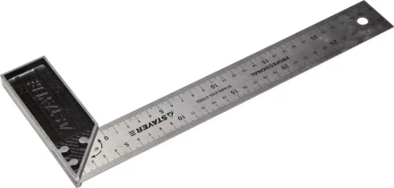 Угольник STAYER &quot;PROFI&quot; столярный, гравированная шкала, нержавеющее полотно 37мм, 300мм 3431-30_z01 купить в Тобольске
