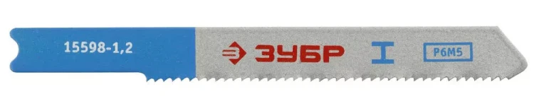 Полотна ЗУБР "ЭКСПЕРТ", U118A,  для эл/лобзика, HSS, по металлу, US-хвост., шаг 1,2мм, 50мм, 3шт 15598-1.2 купить в Тобольске
