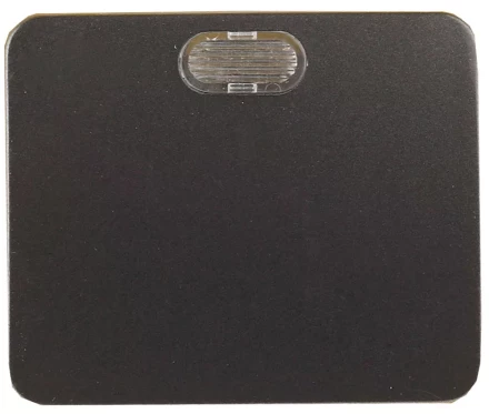 Выключатель СВЕТОЗАР &quot;ГАММА&quot; с подсветкой, одноклавишный, без вставки и рамки, цвет темно-серый металлик, 10A/~250B SV-54131-DM купить в Тобольске