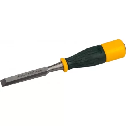 Стамеска KRAFTOOL &quot;EXPERT&quot; упрочненное полотно, ударочпрочная двухкомп ручка, стальной затыльник для ударных работ,14мм 1815-14_z01 купить в Тобольске