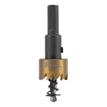 Коронка по металлу HSS, 20 мм, нитридтитановое покрытие Denzel 724101 купить в Тобольске