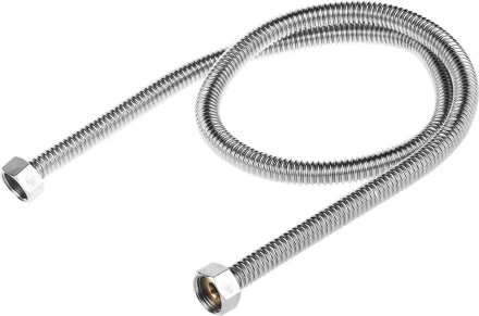 Подводка ЗУБР &quot;ЭКСПЕРТ&quot; сильфонная из нержавеющей стали, для воды, г/г (гайка-гайка), 1/2&quot;, 1,0м 51011-G/G-100 купить в Тобольске