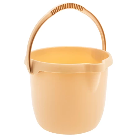 Ведро пластмассовое круглое Palisad 12 л, бежевое, Home 929495 купить в Тобольске