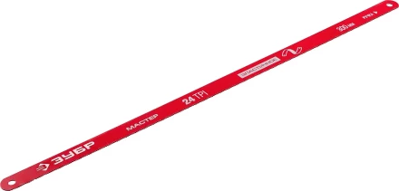 Полотно ЗУБР &quot;МАСТЕР&quot; по металлу 24 TPI  (шаг 1.0мм), Универсальное, 10шт 15853-24-10 купить в Тобольске