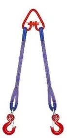 Строп текстильный двухветвевой 2СТ 8 т L=5.5 м SF7 180 мм Звено РТ-3 купить в Тобольске