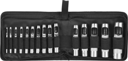 Набор ЗУБР &quot;МАСТЕР&quot;: Пробойники для кожи, 3-25мм, 15шт 22949-H15 купить в Тобольске