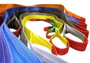 Ремень буксировочный 21т К. L= 6.0 м 150 мм в 1 слой с двумя петлями купить в Тобольске