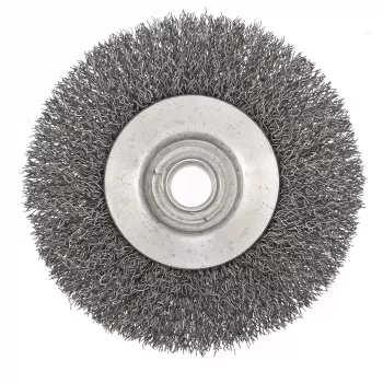 Щетка для УШМ 100 мм М14 &quot;тарелка&quot; витая проволока СИБРТЕХ 746087 купить в Тобольске