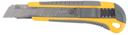 Нож STAYER &quot;MASTER&quot; с выдвижным сегмент. лезвием, пластмассовый, 18мм 0916 купить в Тобольске