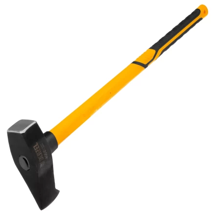 Колун-кувалда 4000 г Denzel 21852, кованая, фибергласовая  рукоятка c TPR покрытием, 880 мм купить в Тобольске