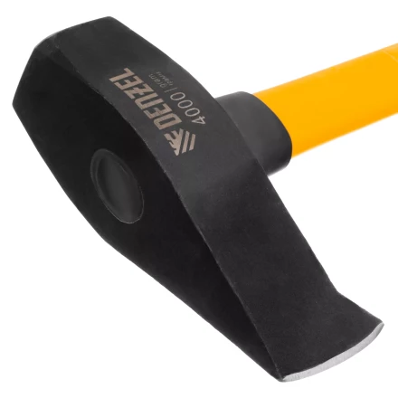 Колун-кувалда 4000 г Denzel 21852, кованая, фибергласовая  рукоятка c TPR покрытием, 880 мм купить в Тобольске