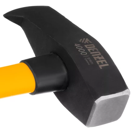 Колун-кувалда 4000 г Denzel 21852, кованая, фибергласовая  рукоятка c TPR покрытием, 880 мм купить в Тобольске