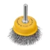 Щетка для дрели, 50 мм, Чашка, со шпилькой, нержавеющая витая проволока Denzel 744633 купить в Тобольске