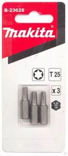 Биты Makita Тоrх Т25 25мм 3шт (B-23628) купить в Тобольске