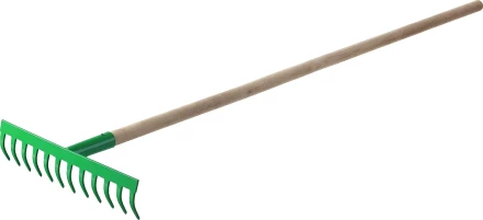 Грабли РОСТОК садовые с черенком, 12 прямых зубцов 421901-12 купить в Тобольске