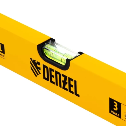 Уровень алюминиевый, 2000 мм, фрезерованный, 3 глазка Denzel 33686 купить в Тобольске