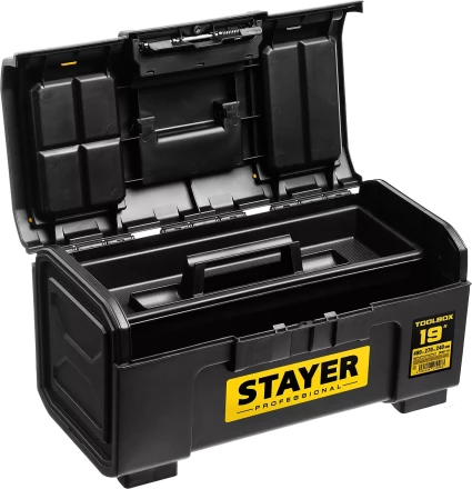 Ящик для инструмента &quot;TOOLBOX-19&quot; пластиковый, STAYER Professional 38167-19 купить в Тобольске