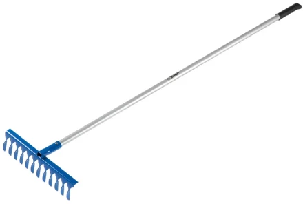 Грабли ЗУБР &quot;ЭКСПЕРТ&quot; витые, 12 зубцов, алюминиевый черенок, 380х95х1500мм 39585-12 купить в Тобольске