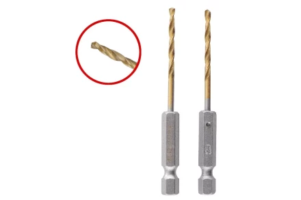 Сверло по металлу HAMMER Ф2.5х77мм (202-802 DR MT 2шт.) купить в Тобольске