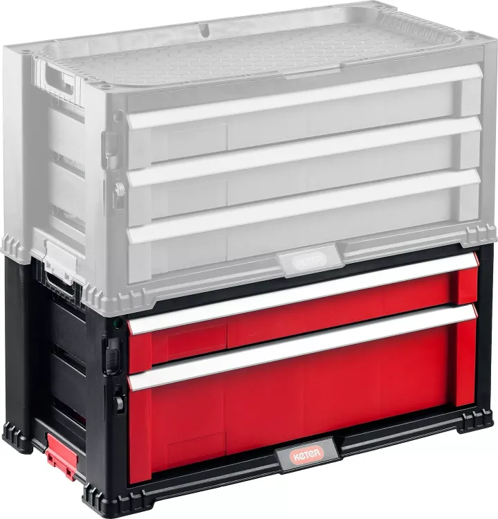 Ящик с 2 выдвижными полками "DRAWER-2", 22" KETER 38382-2 купить в Тобольске