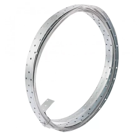 Лента перфорированная монтажная 2 мм LM 3см х 10м отверстие 4,5–5 мм цинк Россия Сибртех 46581 купить в Тобольске