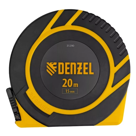 Рулетка геодезическая Denzel 20 м х 15 мм, закрытый корпус, фиберглассовая лента, 31290 купить в Тобольске