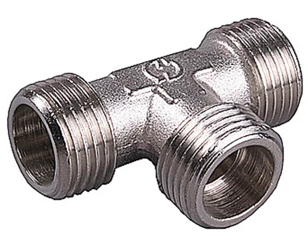 Тройник GENERAL FITTINGS никелированная латунь, ш/ш/ш, 3/4&quot; 51051-3/4 купить в Тобольске