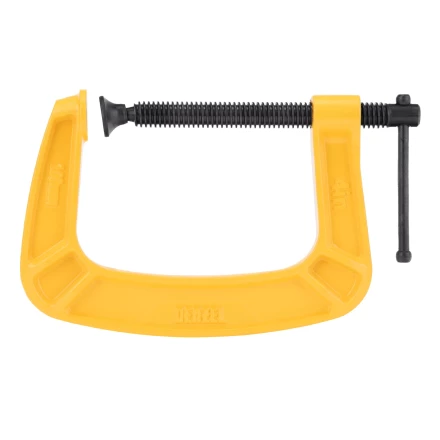 Струбцина G-образная Denzel, усиленная, 100 мм, 20643 купить в Тобольске