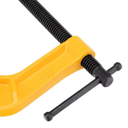 Струбцина G-образная Denzel, усиленная, 100 мм, 20643 купить в Тобольске