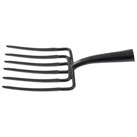 Вилы копальные шестирогие 195 х 220 мм удлиненная тулейка без черенка Россия 63839 купить в Тобольске