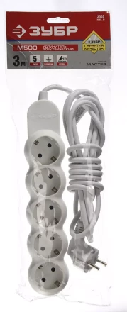 Удлинители электрические М500 5 гнезд серия МАСТЕР купить в Тобольске