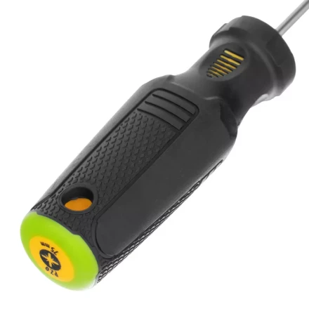 Отвертка PZ0x75 мм, CrV, трехкомпонентная рукоятка Denzel 12203 купить в Тобольске