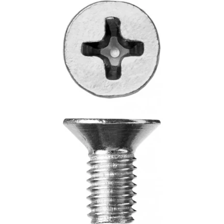 Винт ЗУБР &quot;МАСТЕР&quot; DIN 965, класс прочности 4.8, оцинкованный, M5x12мм, 5кг 303110-05-012 купить в Тобольске