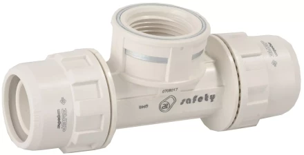 Тройник ЗУБР &quot;ШиреФит&quot; переходной &quot;штуцер с гайкой - внутренняя резьба - штуцер с гайкой&quot;, 26мм-3/4&quot;-26мм 51502-26-3/4-26 купить в Тобольске