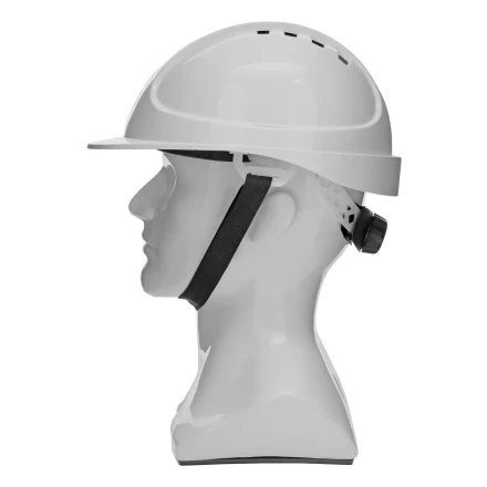 Каска защитная ударопрочная Denzel 89204, ABS/PC, плавная регулировка, модель «Форвард» (К-05),белая купить в Тобольске
