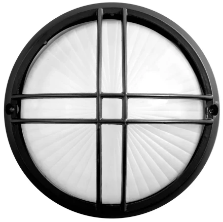 Светильник уличный СВЕТОЗАР &quot;ОРБИТА&quot; влагозащищенный, цвет черный, 60Вт SV-57311-B купить в Тобольске