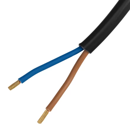 Шнур сетевой Denzel Energy Series, ПВС, 1,5 м, 2 x 1 мм, с неразборной вилкой, черный, 3 м, 37661 купить в Тобольске