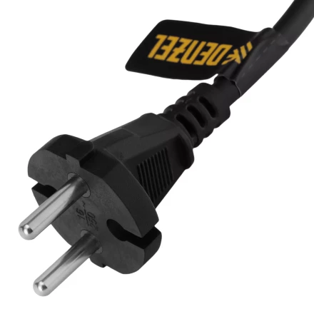 Шнур сетевой Denzel Energy Series, ПВС, 1,5 м, 2 x 1 мм, с неразборной вилкой, черный, 3 м, 37661 купить в Тобольске