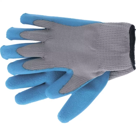 Перчатка двойная утеплённая латексное рельефное покрытие 127 г Сибртех артикул 68611 купить в Тобольске