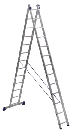 Лестница 2-х секционная алюминиевая 2*13 1013301 купить в Тобольске