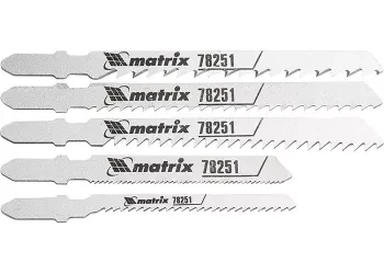 Набор полотен для электролобзика универсальный 5шт MATRIX Professional 78251 купить в Тобольске