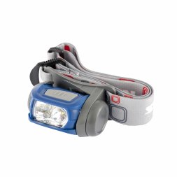 Фонарь налобный Sport ABS пластик CREE XP-E LED 3 Вт 120 Лм + 3 эко Led 8-18 часов 3хААА Stern 90569