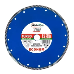 Диск алмазный по бетону Turbo Extra Econom MOS-DISTAR 350*3,2*7*25,4 mm