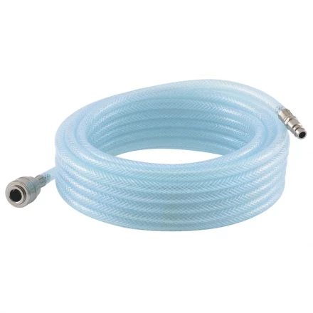 Шланг пневматический ПВХ 10x16 мм 18 бар армированный прозрачный быстросъемный 15м STELS 57025 купить в Тобольске