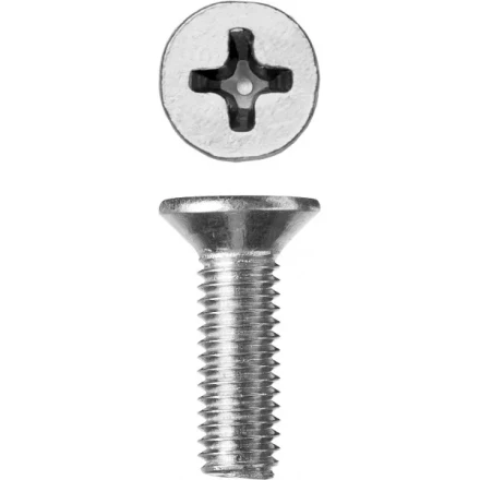 Винт ЗУБР &quot;МАСТЕР&quot; DIN 965, класс прочности 4.8, оцинкованный, M5x16мм, 5кг 303110-05-016 купить в Тобольске