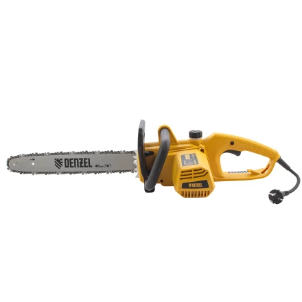 Пила цепная электрическая Denzel EDS-2000P 95616, 2 кВт,поперечная, шина 40 см, шаг 3/8, паз 1.3 мм, 57 звеньев купить в Тобольске